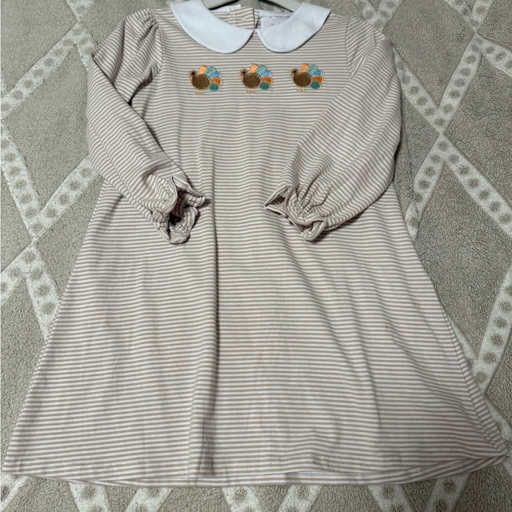 Stitchyfish girls Thanksgiving dress